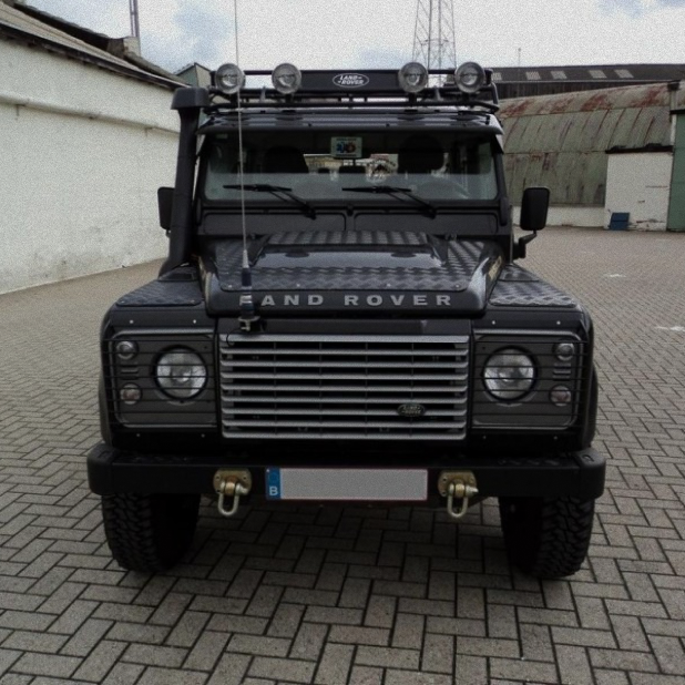 Defender carrosserie fase tijdens werkproces