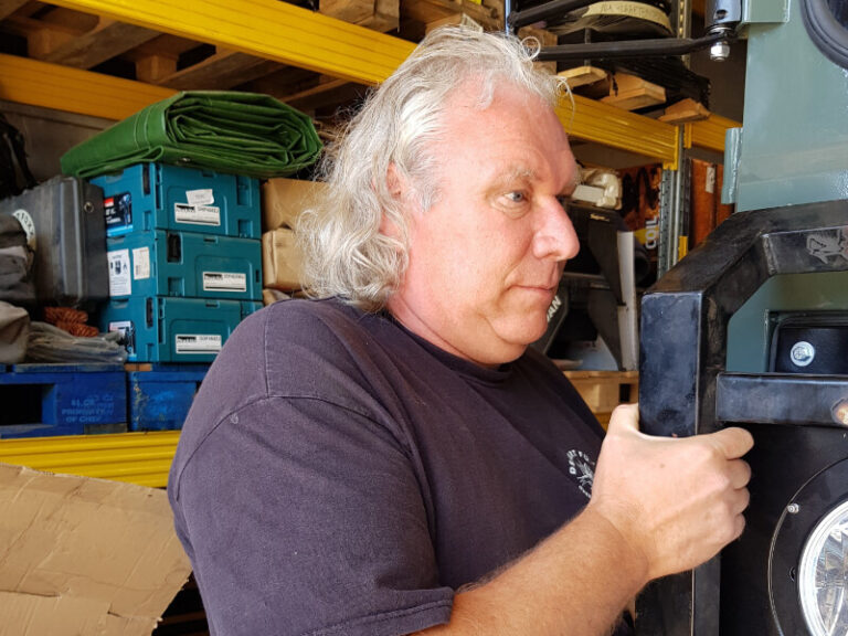 Jan Van Thielen, rally-assistent bij Desert Foxx